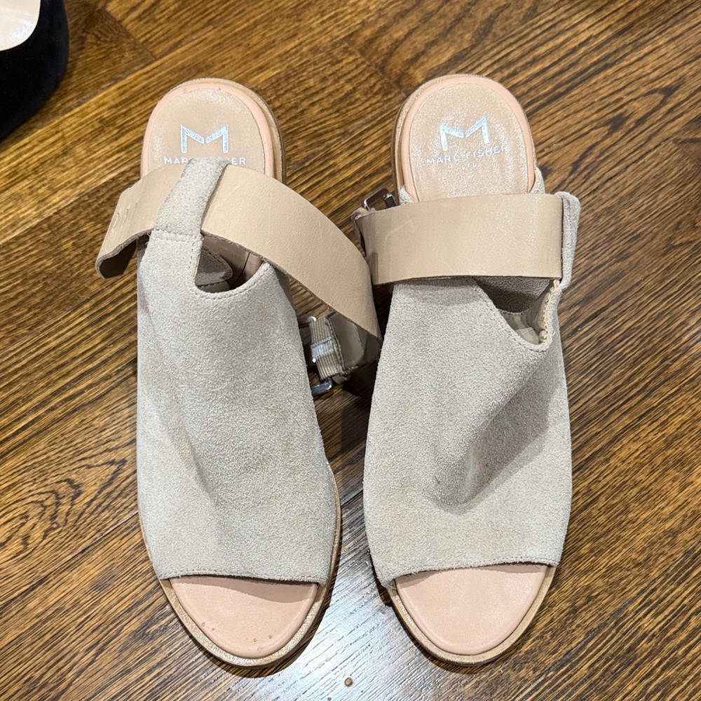 Marc Fisher Beige Women's Sandals